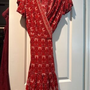 Red Wrap Dress